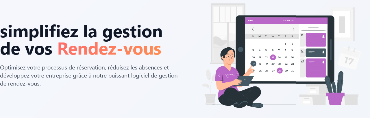 Qwandly — plateforme SaaS de prise de rendez-vous
